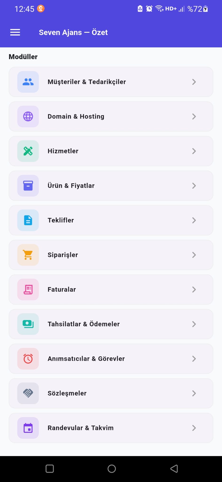 Seven Ajans mobil uygulaması